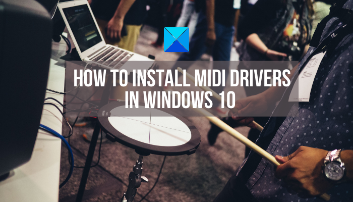 MIDI-ohjainten asentaminen Windows 10: een