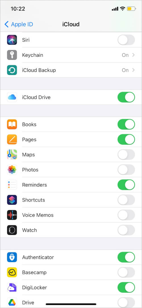 Utiliser iCloud Drive sur iPhone et iPad