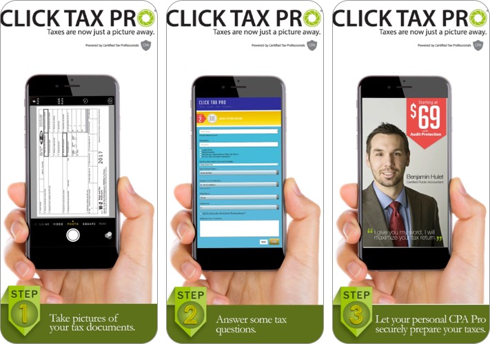 Click Tax Pro Capture d'écran de l'application iPhone et iPad