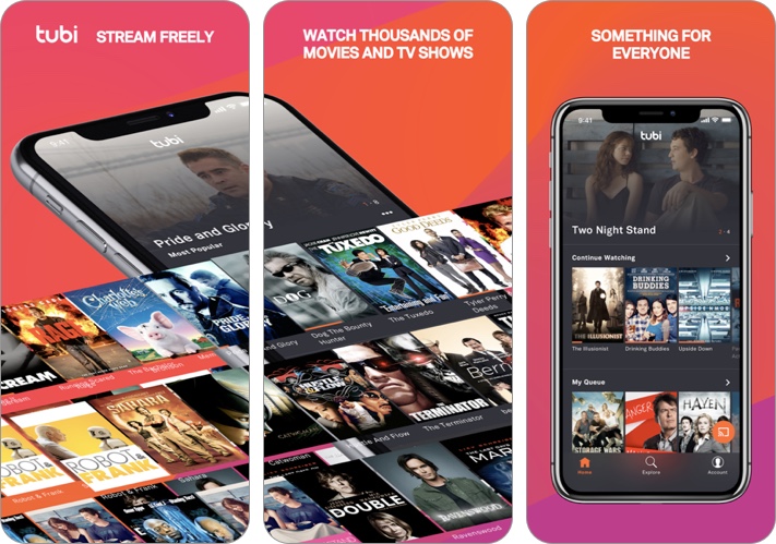 Tubi-Regarder Films, émissions de télévision Application iPhone et iPad