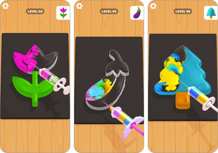 jelly dye capture d'écran du jeu iphone et ipad