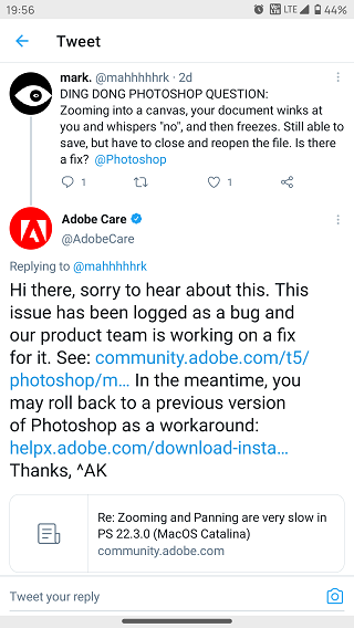 Adobe-Photoshop-22.3-gel-issue-acquittement-Twitter