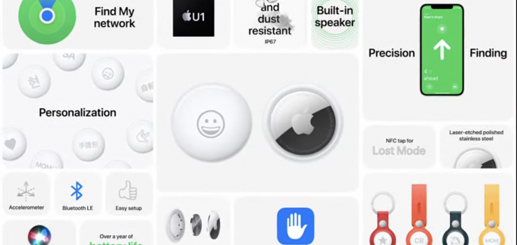 Apple AirTags annoncés