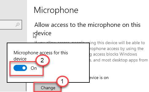 Microphone On Change Min Min