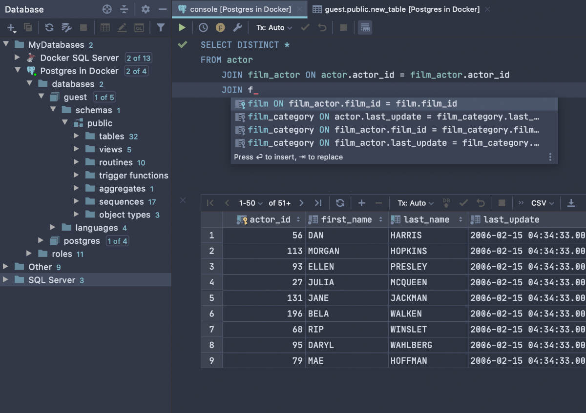 JetBrains DataGrip sous Linux