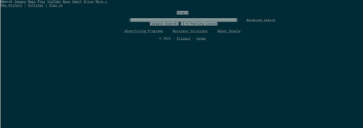 Navigateur Web textuel W3M sous Linux