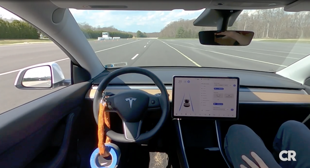 Test du pilote automatique Tesla