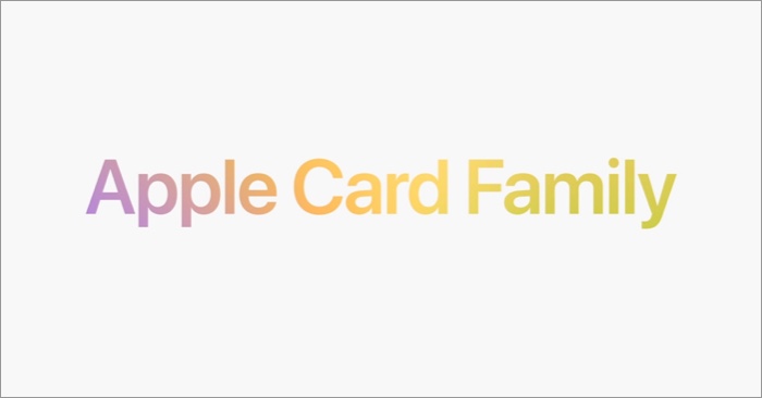 Qu'offre la famille Apple Card