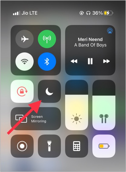 Assurez-vous que Ne pas déranger est désactivé sur l'iPhone
