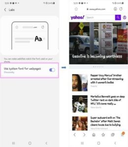 font-customization-samsung-browser