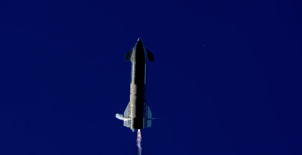 SpaceX Starship SN8 landing