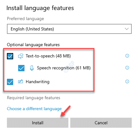 Installer les fonctionnalités linguistiques Install