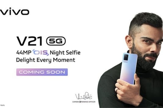 Vivo V21 5G (Image: Twitter/@Vivo_India) 