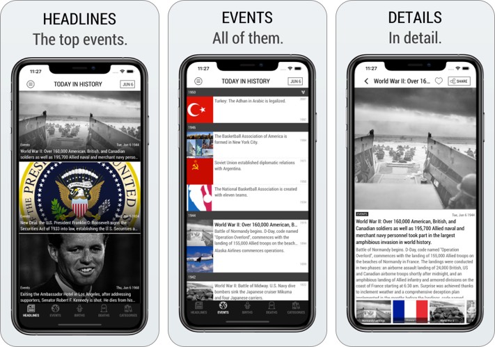 Today In History Lite Edition iPhone et Application iPad