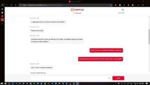 chat avec l'assistance onepus