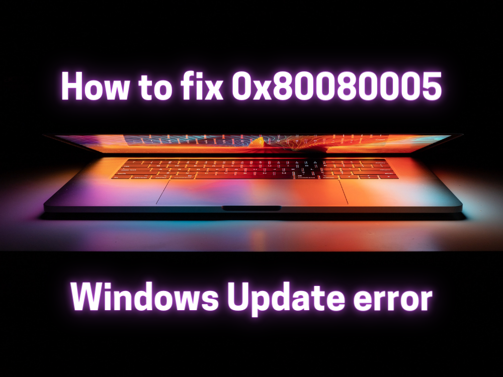 0x80080005 Erreur de mise à jour Windows