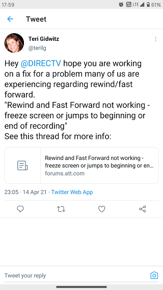 DirecTV-rewind-fast-forward-not-working-Twitter-reports
