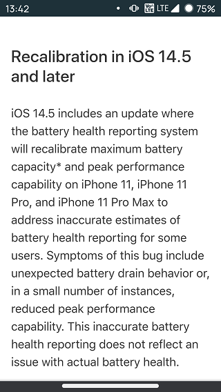 iPhone-11-inexact-batterie-santé-estimations-issue-fixed-in iOS-14.5