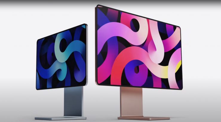 This Apple Silicon iMac Concept Features an iPad-Like Display With Flat Edges, Curved Corners Along With a Pro Display XDR Stand