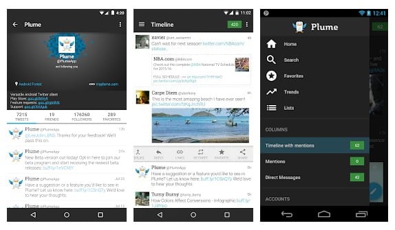 twitter pour android