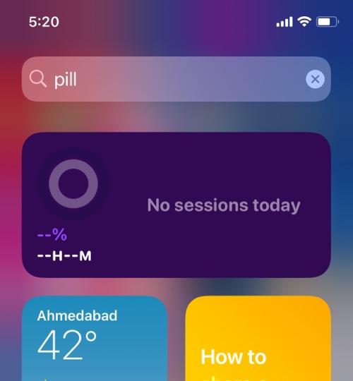 Widget Oreiller Automatic Sleep Tracker iOS 14