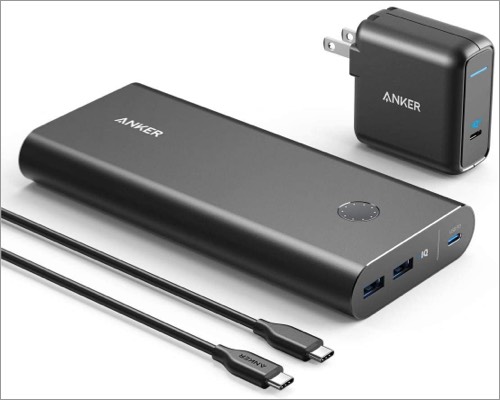 Anker PowerCore+ portable charger bundle best suited for iPad