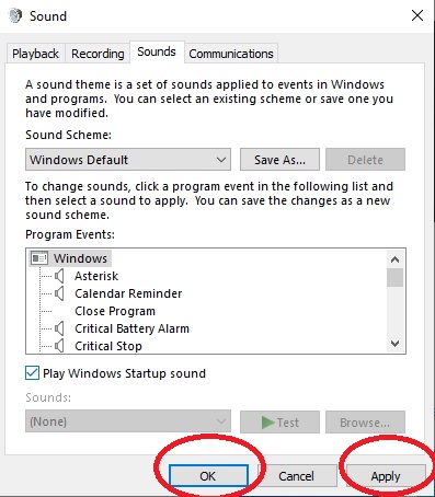 Windows Startup Sound