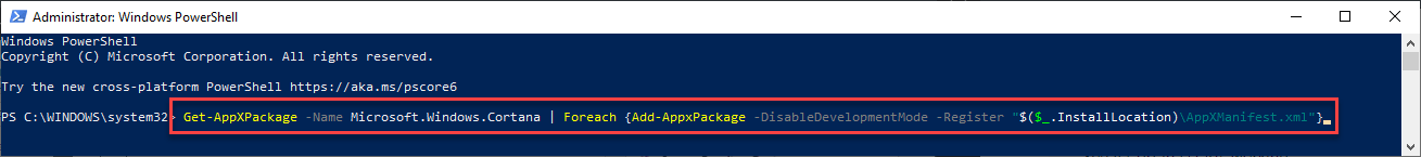 Get App Cortana Min