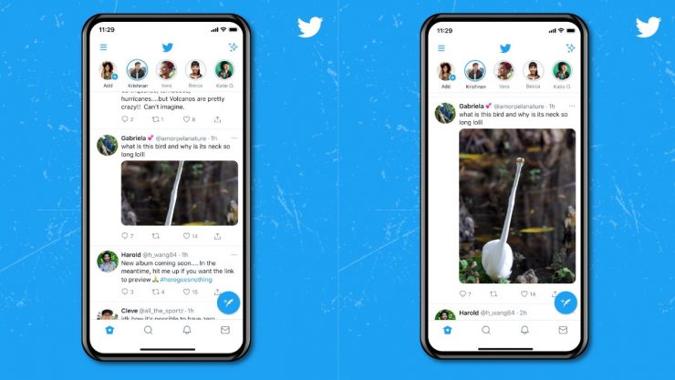 Twitter pour iOS et Android prend désormais en charge les aperçus d'images plus grands dans la chronologie