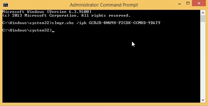 install Windows 8.1 pro kms key