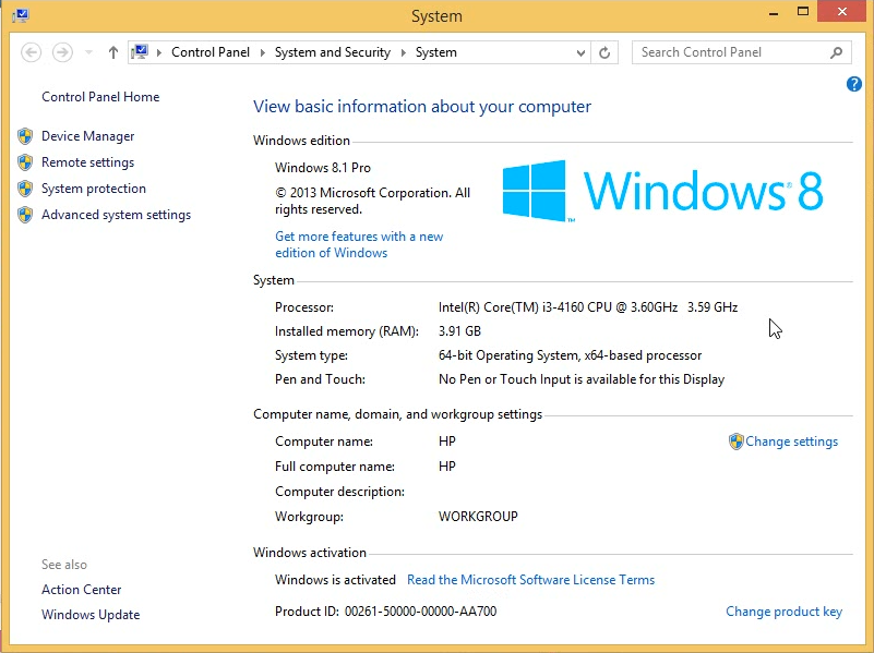Clé de produit Windows 8.1 gratuite 2021