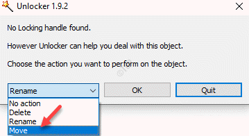 Unclocker Pop Up No Action Drop Down Move