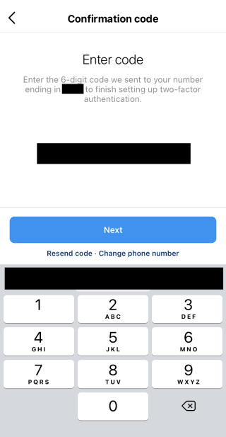 How to set up Instagram two-factor authenication