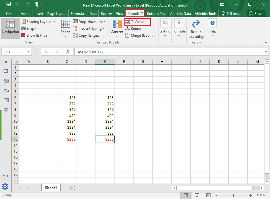 Comment copier et coller des valeurs sans formules dans Excel FR Atsit