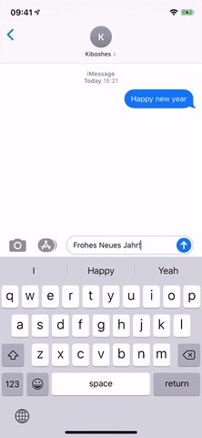 Comment déclencher des effets iMessage avec juste un mot-clé