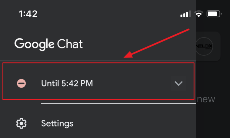 Notifications désactivées jusqu'à 17h42