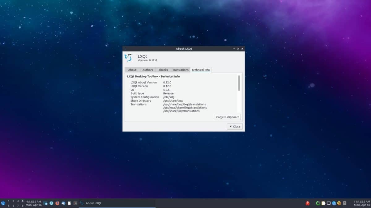 LXQt sous Linux