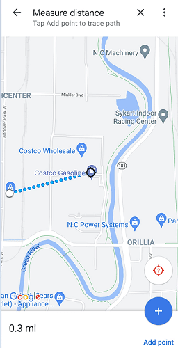 mesure-distance-google-maps-mobile