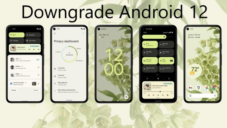 Rétrograder d'Android 12 vers Android 11 2 stable