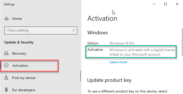 Activation Min