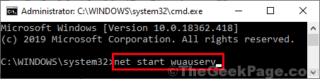Démarrer Wuauserv