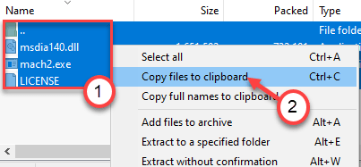 Copier dans les clips Min