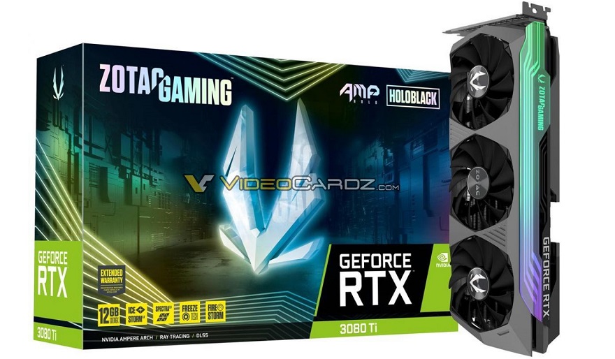 Les images personnalisées 3080 Ti fuient de Zotac, Colorful et Lenovo!