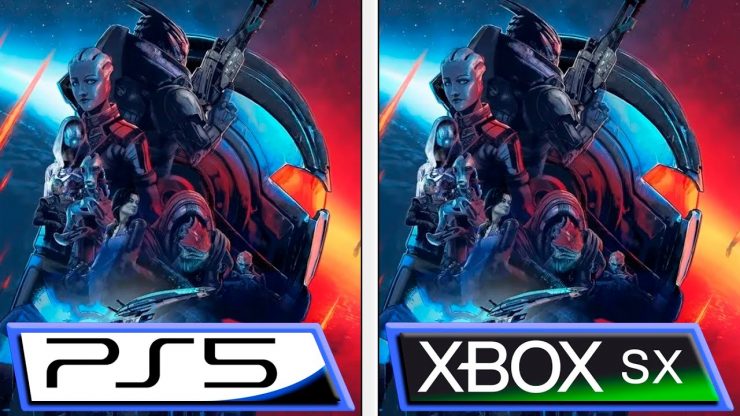 effet de masse édition légendaire ps5 vs comparaison xsx chargement plus rapide performances xbox