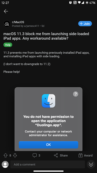 macOS-Big-Sur-11.3-iOS-iPadOS-apps-not-working