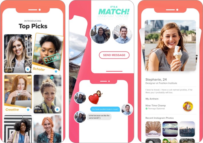 Tinder meilleure alternative à Facebook pour iPhone et iPad