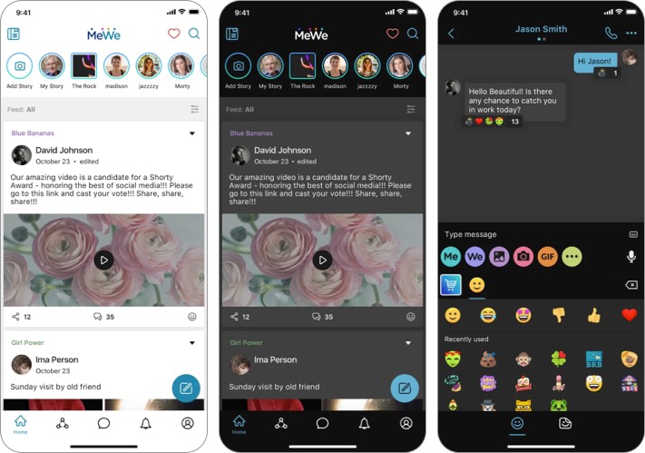 MeWe best facebook alternative for iPhone and iPad