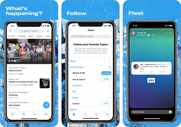 twitter meilleure alternative facebook pour iPhone et iPad