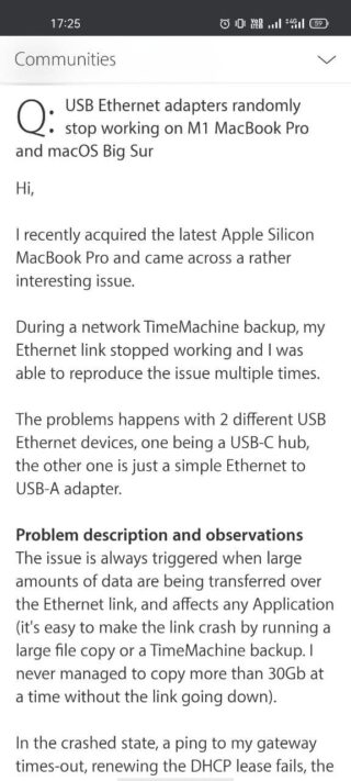 big-sur-ethernet-not-working-reports