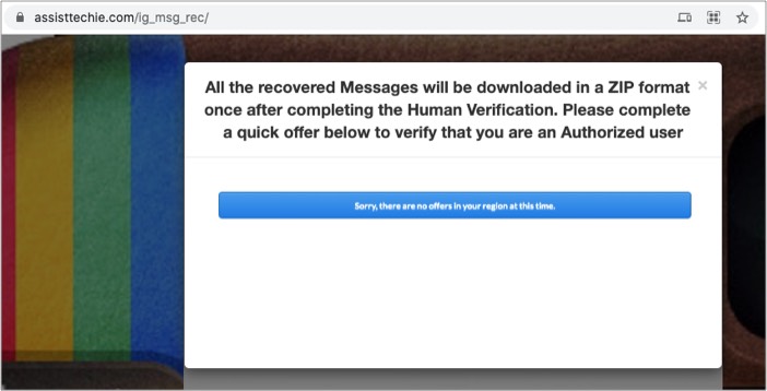 Site en ligne de récupération de messages Instagram pour récupérer DM